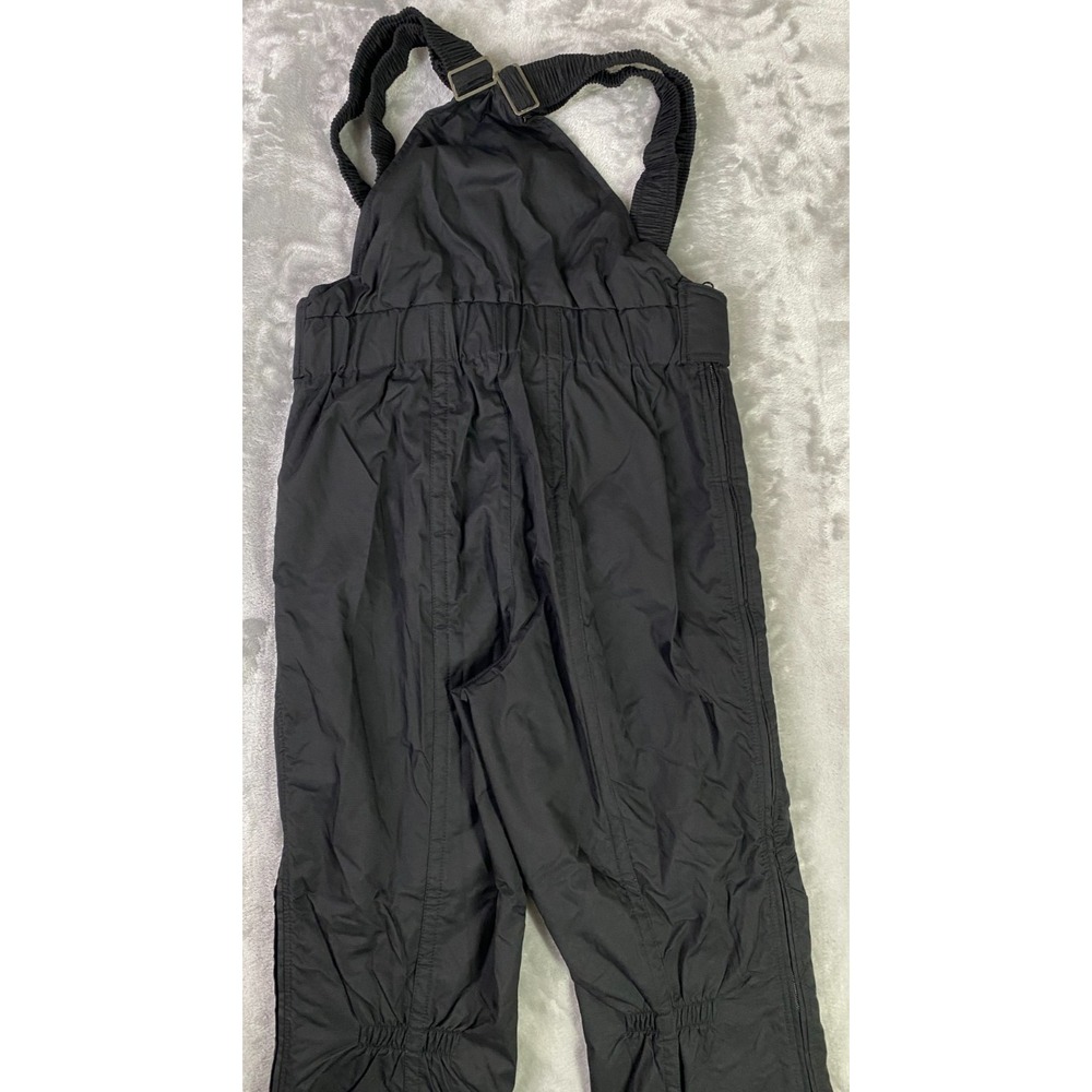 Vintage 80s Descente Ski Bib Men 34 Black Insulated Overalls Gold Alpine Retro - Picture 11 of 16